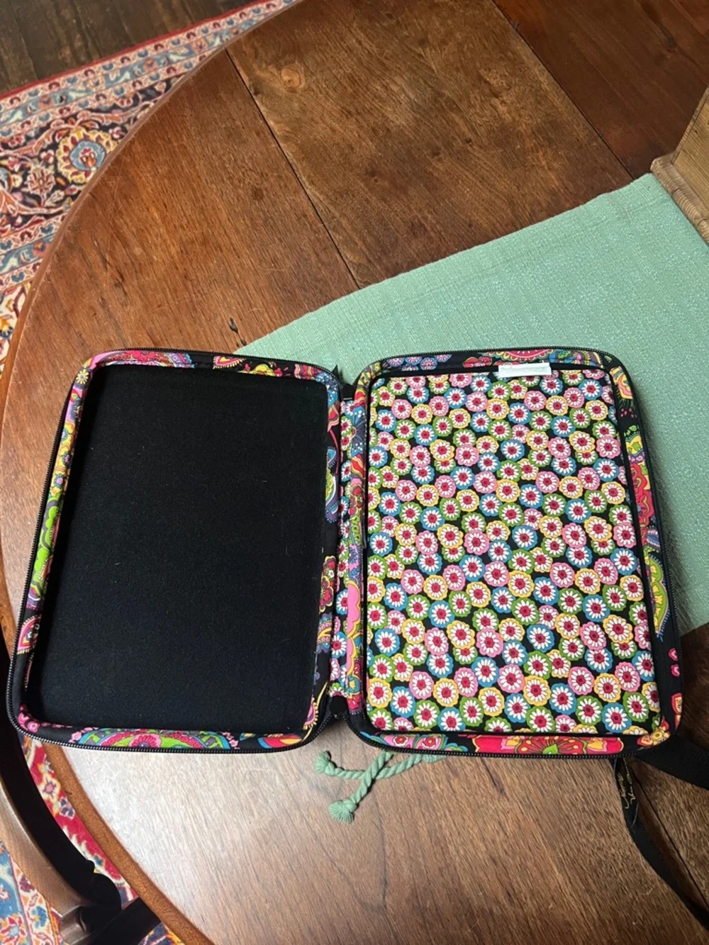 Vera Bradley iPad Bag in Retired Symphony in Hue Pattern